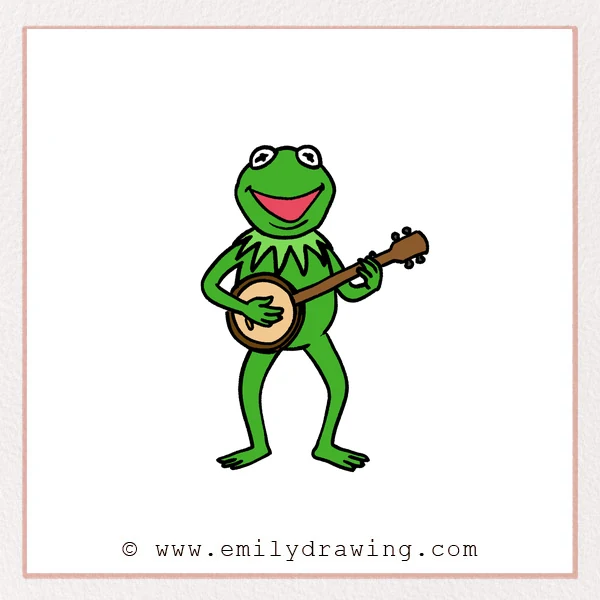 Preview of Kermit The Frog drawing
